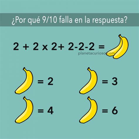 ¿Por qué 9 de cada 10 falla en este acertijo matemático? | Planeta Curioso