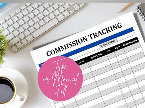 Employee Commission Tracker HR Payroll Word Template - Etsy