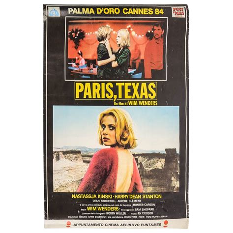 Original Film Poster For 'paris Texas' (italian) (With images) | Paris ...