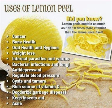 Lemon Peel Tea Benefits ~ Healthy Tea 101