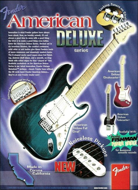 Fender American Deluxe Stratocaster 1998-2003 - Deluxe Guitar