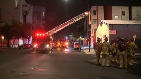 2-alarm fire closes downtown streets | FOX 5 San Diego