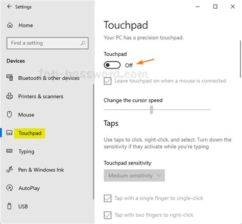 Easy Ways to Disable Touchpad on Windows 10 Laptop | Password Recovery