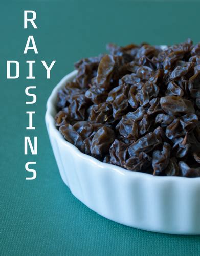 DIY: Homemade Raisins