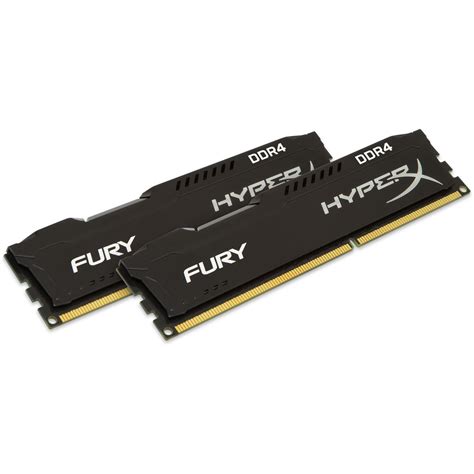 16GB Kingston FURY schwarz Dual Rank DDR4-2400 DIMM CL15 Dual Kit ...