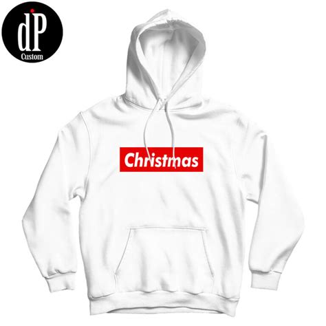 Christmas Red Box Logo Hoodie | Design By Digitalprintcustom