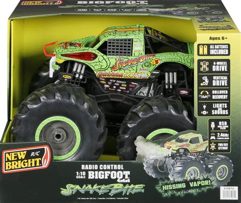 New Bright (1:10) Bigfoot Battery Radio Control Monster Truck - town ...