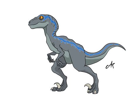 Blue the Velociraptor by De-Art-Raptor on DeviantArt