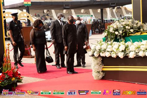 Photos from former President Jerry John Rawlings' burial service - Adomonline.com