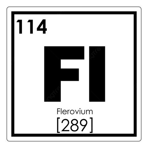 Flerovium Chemical Element Periodic Table Science Symbol Photo Background And Picture For Free ...