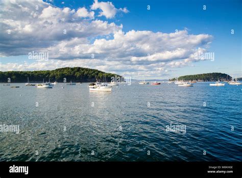 Bar Harbor in the Acadia National Park Stock Photo - Alamy