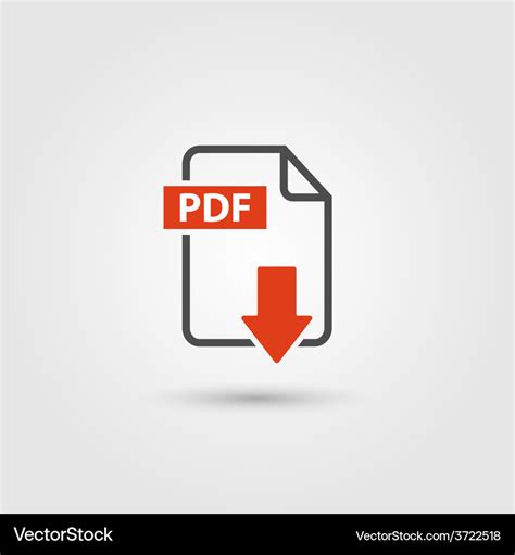 Pdf icon Royalty Free Vector Image - VectorStock