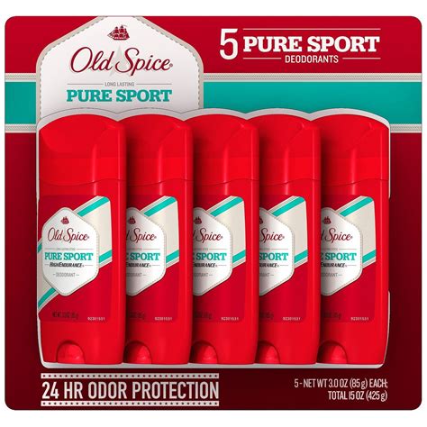 Old Spice Pure Sport Deodorant, 3 Oz, 5 Ct - Walmart.com - Walmart.com