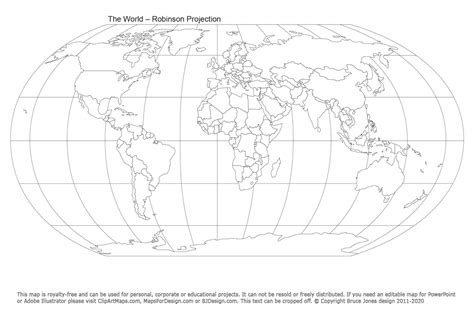 Map Of The World Pdf Printable - Cherye Bette-Ann