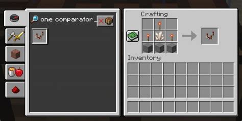 How To Make A Redstone Comparator