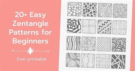 Zentangles Patterns For Kids Step By Step