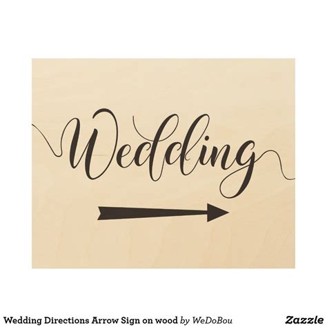 Wedding Directions Arrow Sign on wood Outdoor Wedding Signs, Wooden Wedding Signs, Outdoor Signs ...