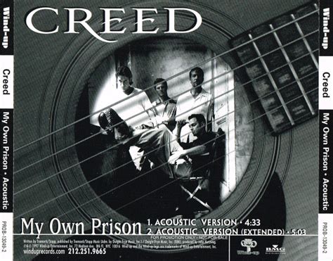 Creed – My Own Prison (Acoustic Version) – CD (Single, Promo), 1997 ...