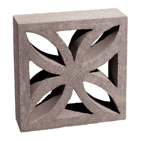 Shop Basalite Decorative Concrete Block (Common: 4-in x 12-in x 12-in ...