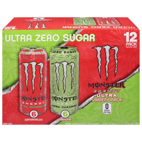 Save on Monster Energy Drink Ultra Zero Sugar Variety Pack - 12 pk Order Online Delivery | GIANT