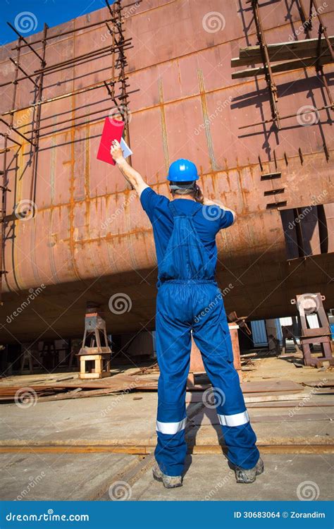 Shipyard Workers Stock Images - Image: 30683064