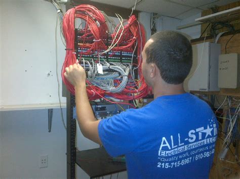 Network Cable Installation - All Star Electrical Services, LLC - Philadelphia PA - (215) 302-1132