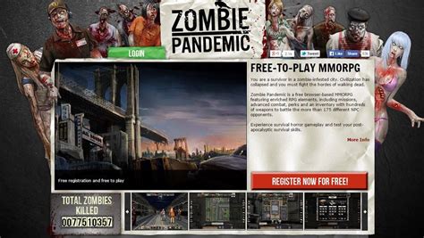 Zombie Pandemic - Fighting browser games