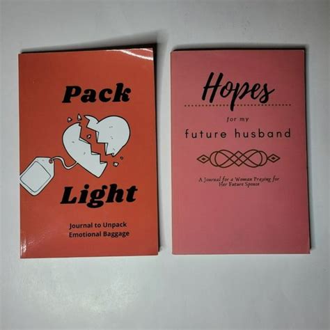 Unbranded | Office | Journals Unpack Emotional Baggage Future Husband Log Book Feeling Praying ...