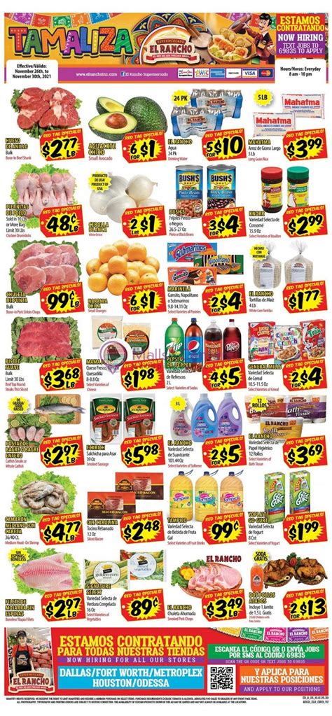 El Rancho Supermercado Weekly ad valid from 11/26/2021 to 11/30/2021 ...