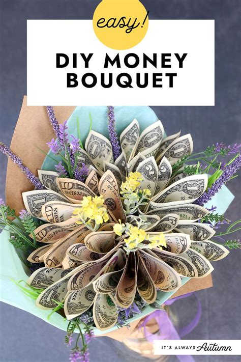 DIY Money Bouquet (Easy!) | Money bouquet, Diy money, Creative money gifts