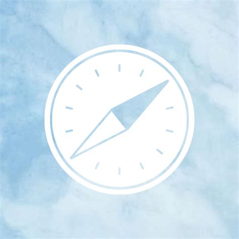 Safari App Icon Aesthetic - ICONZA