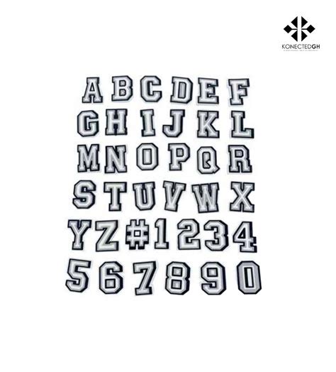 Crocs Jibbitz Letters and Numbers – KonectedGH