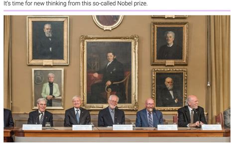 How the sexist ‘Nobel Prize’ in economics has warped the world - Prime