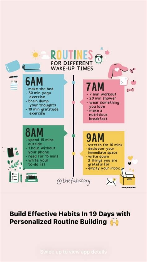 A example of Different Waking Up Times Morning routines! FOLLOW FOR MORE!🤍 Mental And Emotional ...