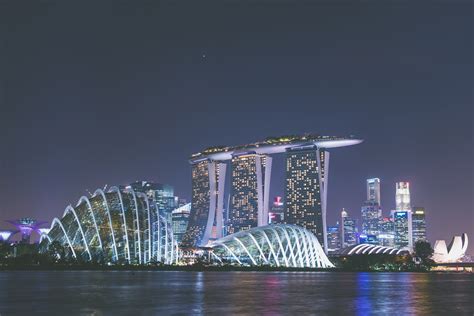 singapore skyline 4k HD Wallpaper