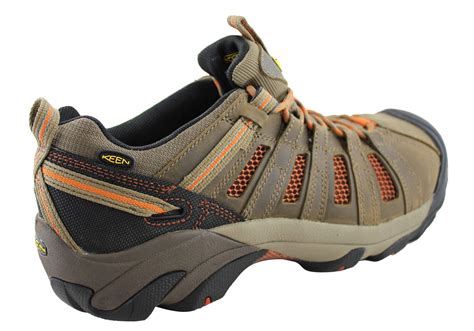 Keen Flint Low Mens Comfortable Steel Toe Wide Fit Work Shoes | Brand ...