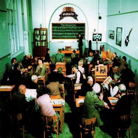 Oasis Definitely Maybe Photo On The Masterplan Album Cover | FeelNumb.com