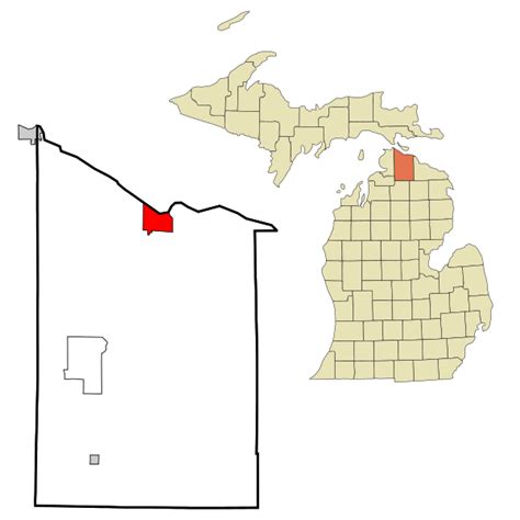 Image: Cheboygan County Michigan Incorporated and Unincorporated areas ...