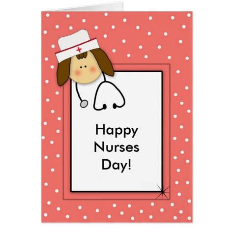 Nurses day Paper Greeting Card | Zazzle