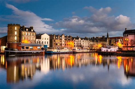 Old Leith Docks - Old Leith Dock, Edimburgh, at Twilight. | Edinburgh ...