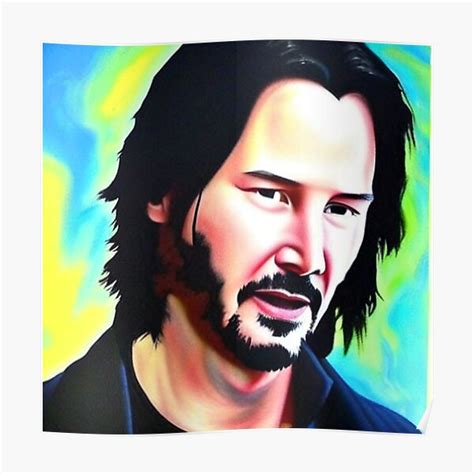 "Keanu Reeves" Poster for Sale by KeanuArt | Redbubble