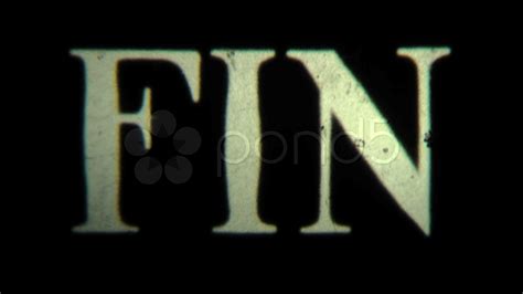 The End - Fin - Vintage 8Mm Film Stock Video 539859 | HD Stock Footage