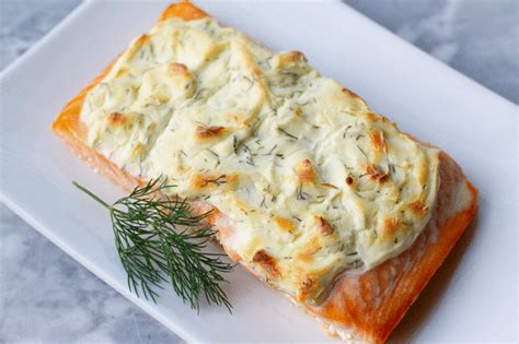 Baked Salmon With Cream Cheese - The Kitchen Magpie - Low Carb