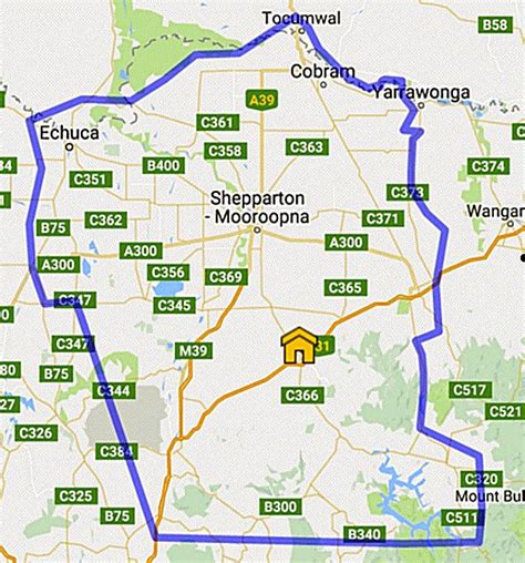 Goulburn Valley, VIC. Managed by Jan. | Echuca, Goulburn, Map