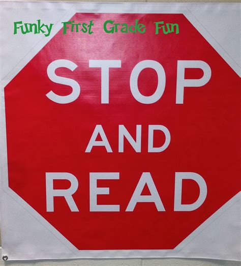 Funky First Grade Fun: Lucky Day and Road Signs