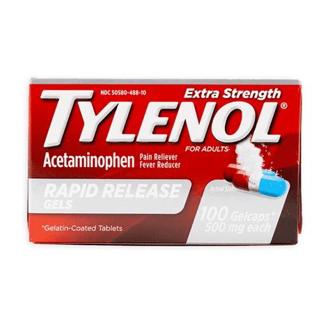 Tylenol Extra Strength Rapid Release Gelcaps – LIT Pharmacy