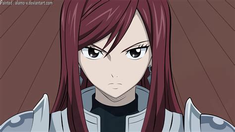 Erza Scarlet - Fairy Tail by alamo-X on DeviantArt