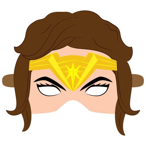 Wonder Woman Mask Template | Free Printable Papercraft Templates