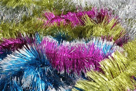 Tinsel stock image. Image of abstract, colors, close - 11976779