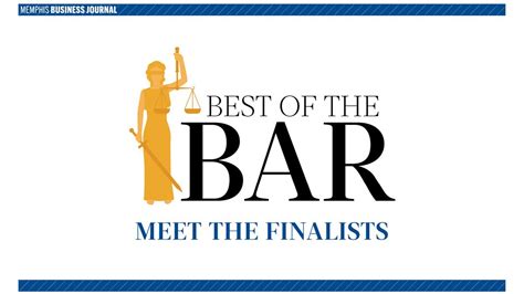 Memphis Business Journal announces the finalists for the inaugural Best of the Bar awards ...